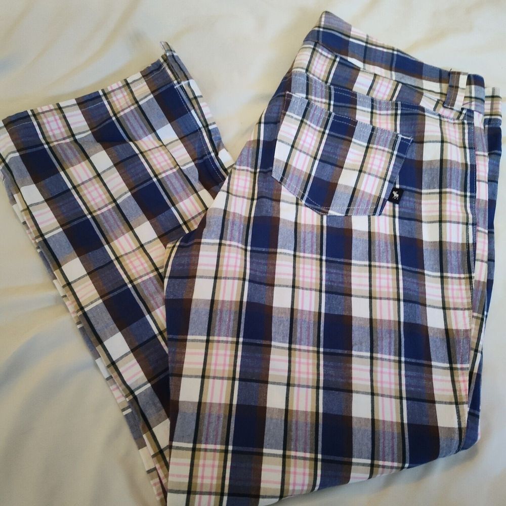 Abercrombie & Fitch Plaid Vintage Y2K Pants Women's Size 10‎